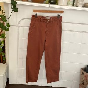 Everlane straight leg crop pants